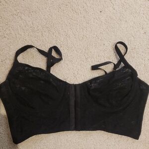 Silence + Noise Black Lace Bralette